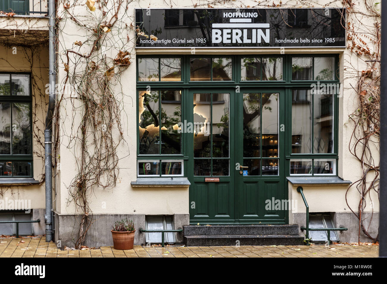 HOFFNUNG Berlin shop in Berlin, Deutschland Stockfoto