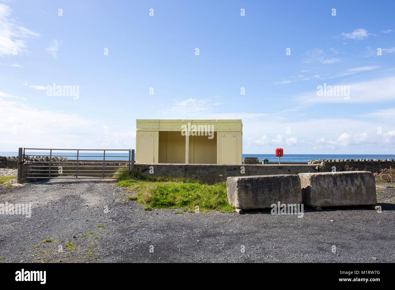 Meer Tierheim in Pwllheli Gwynedd Wales UK Stockfoto