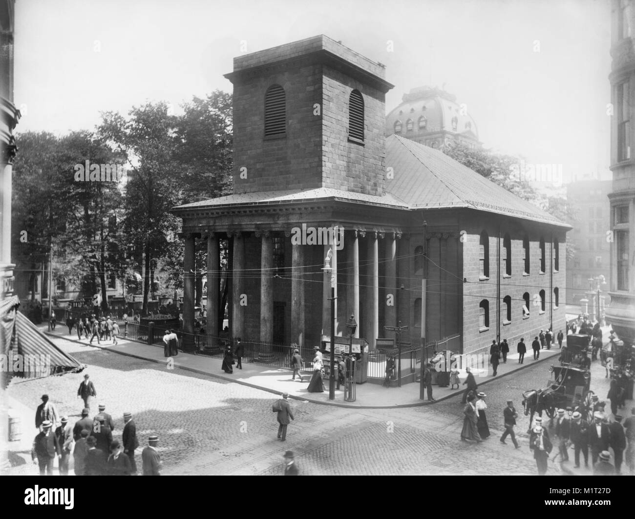 King's Chapel, Boston, Massachusetts, USA, Detroit Publishing Company, 1899 Stockfoto
