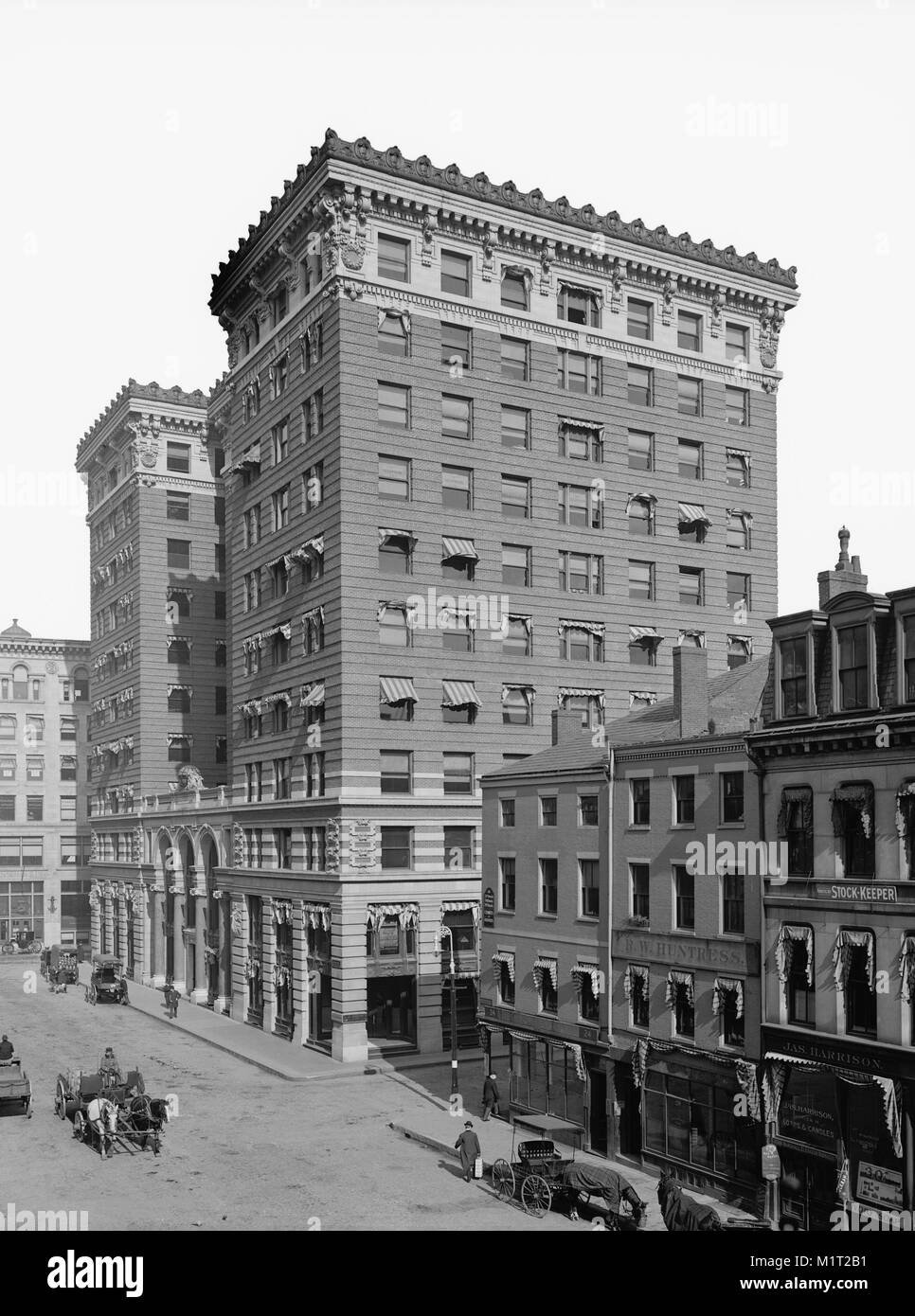 Board of Trade Building, Boston, Massachusetts, USA, Detroit Publishing Company, 1900 Stockfoto