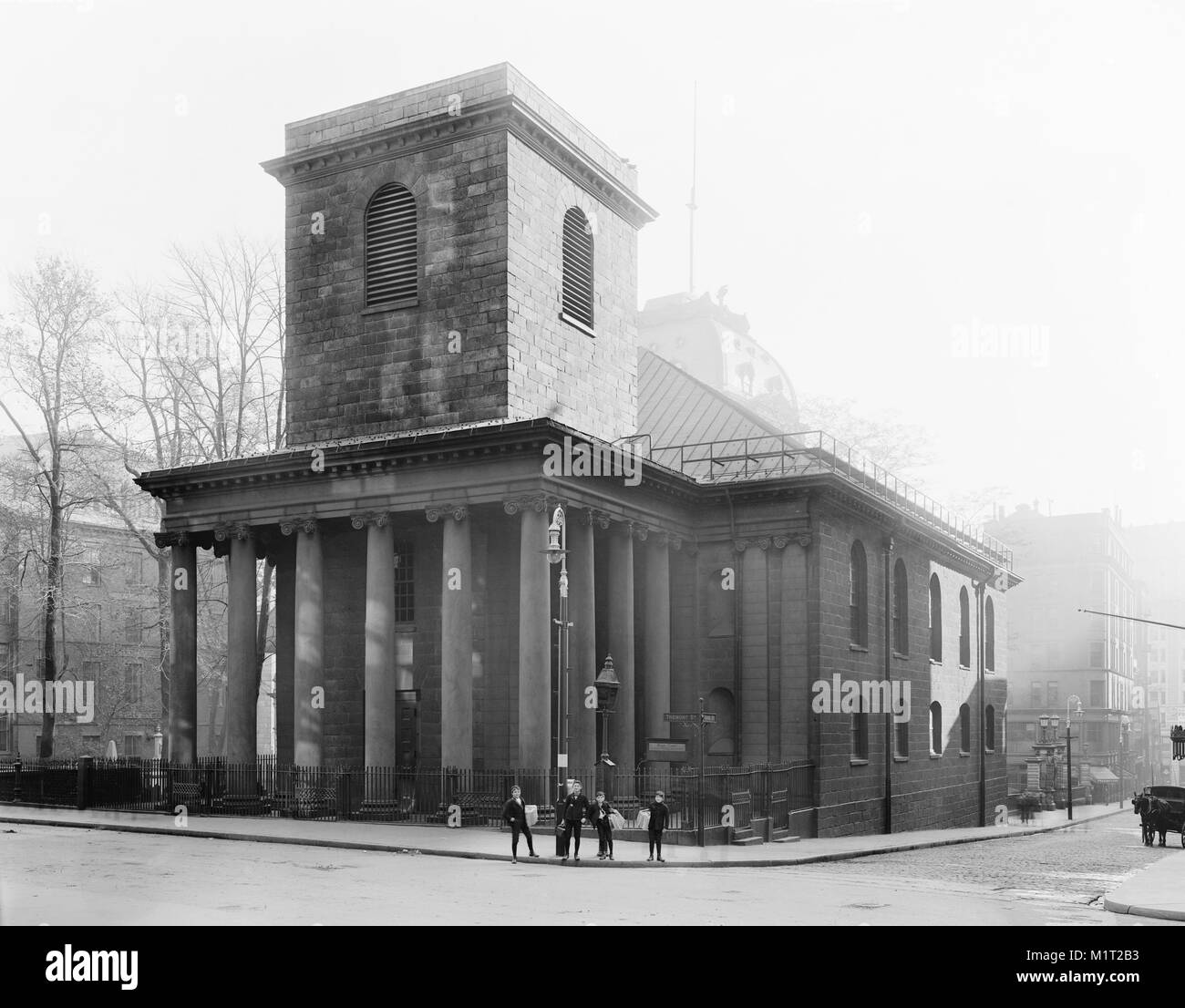 King's Chapel, Boston, Massachusetts, USA, Detroit Publishing Company, Anfang 1900 Stockfoto