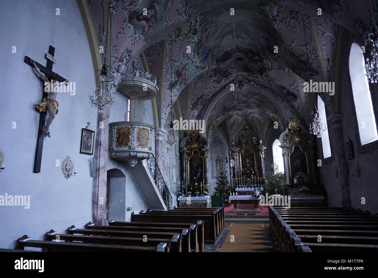 Schwaz Tirol Österreich Kirche Kapelle St. Martin Stockfoto