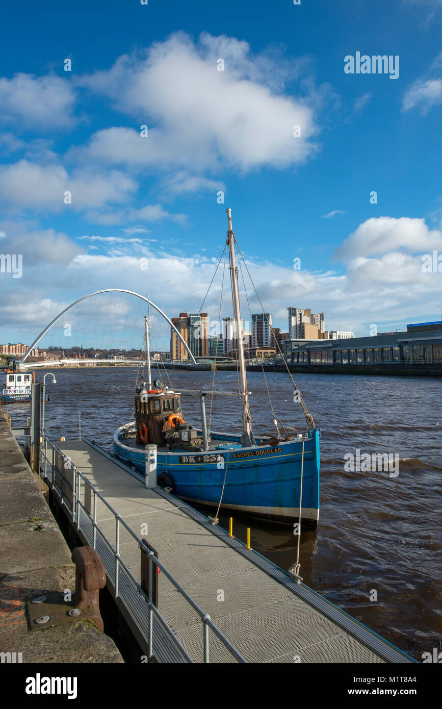 Newcastle Quayside, Newcastle upon Tyne, Großbritannien Stockfoto