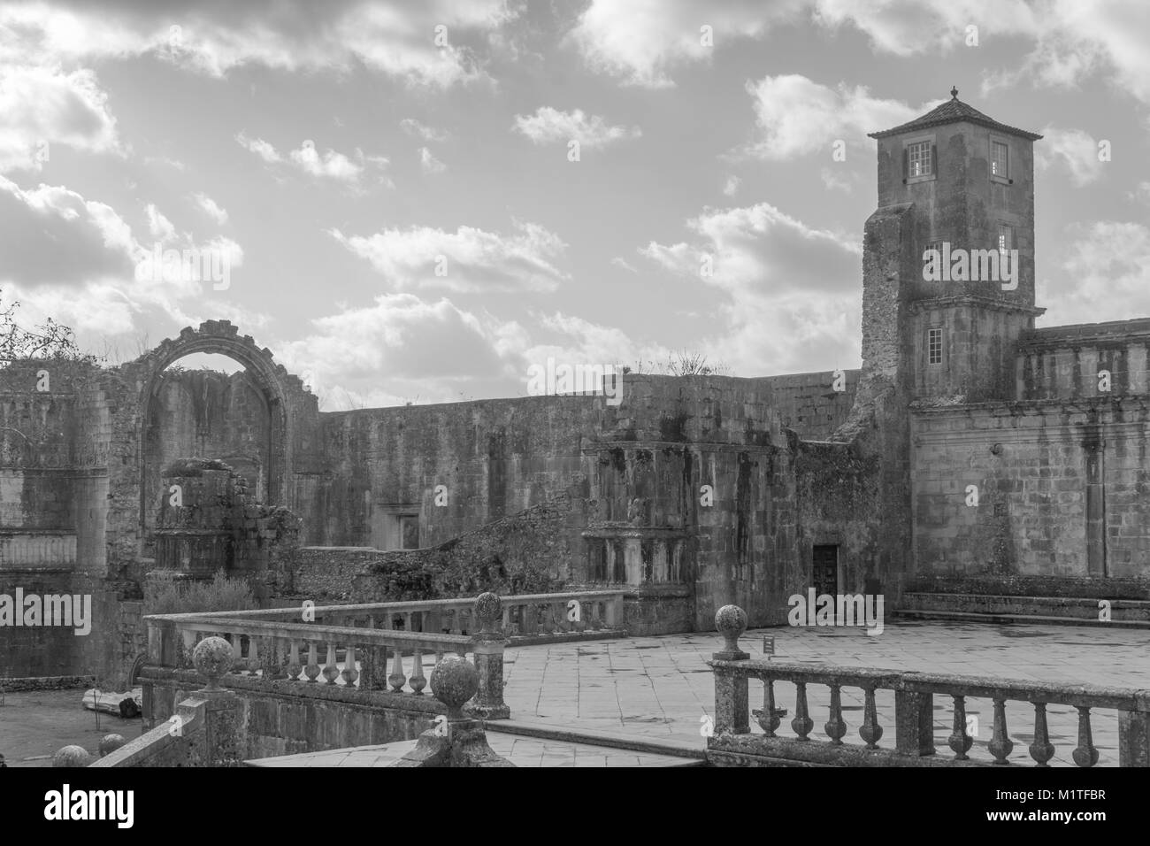 Alte Kirche im Kloster von Christus, in Tomar, Portugal Stockfoto