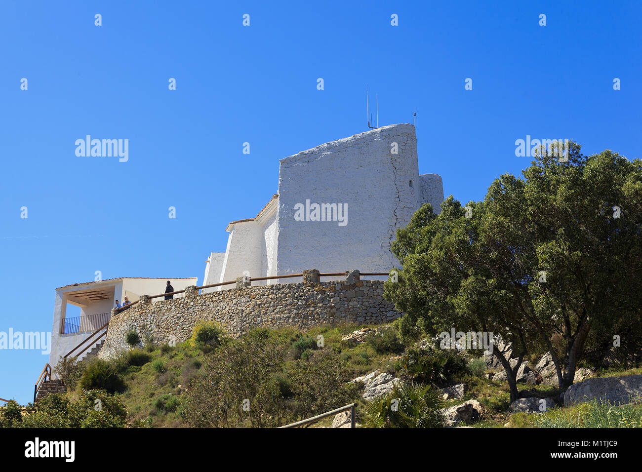 Einsiedelei von Santa Lucia y Sant Benet, Alcossebre, Spanien Stockfoto