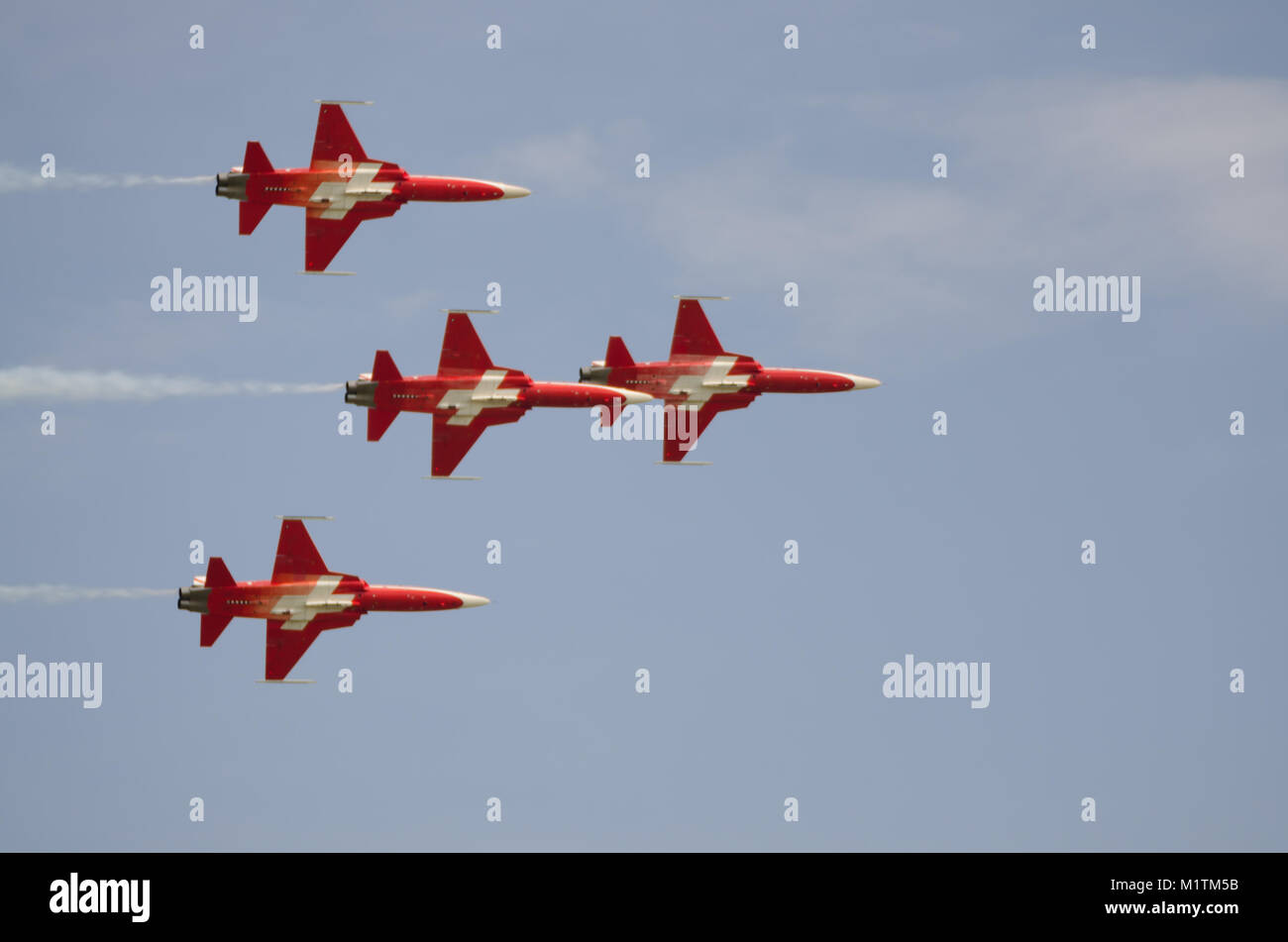 Deutschland, Berlin Schönefeld, Juni 3. 2016.; # Patrouille swiss während der ILA in Berlin Schönefeld Stockfoto