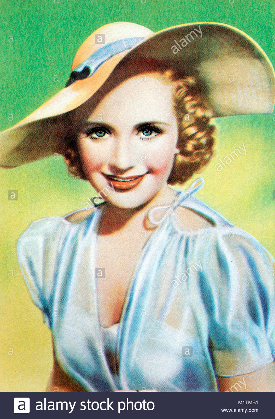 Priscilla Lane war eine US-amerikanische Schauspielerin 1915 - 1995 Stockfoto
