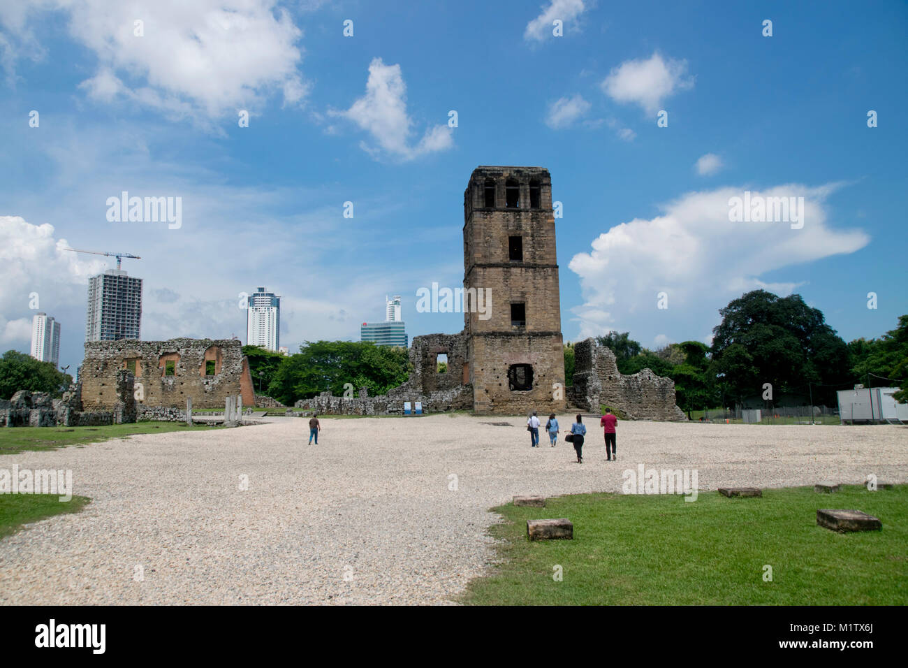 Ruinen von Panama Viejo, Panama City, Panama. Stockfoto