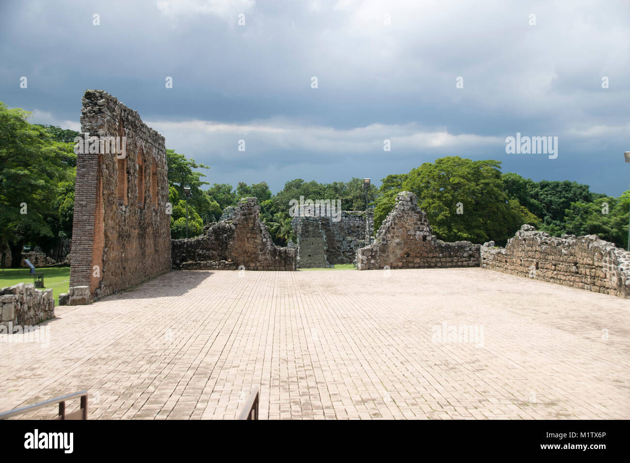 Ruinen von Panama Viejo, Panama City, Panama. Stockfoto