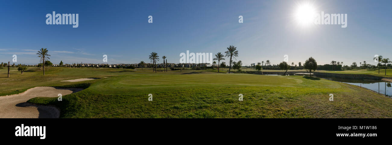 Golfplatz Spanien Roda Golf Murcia Stockfoto