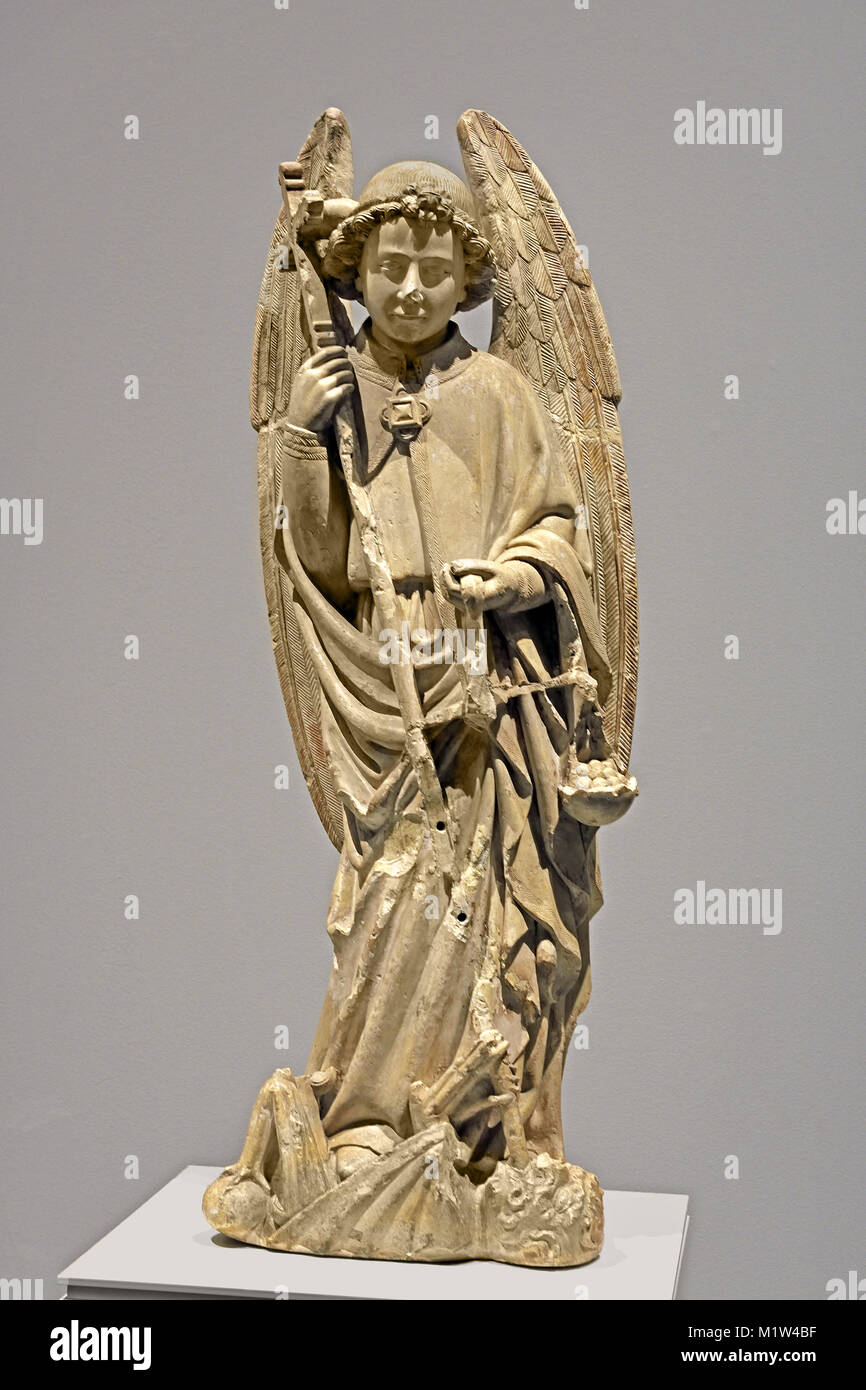 João Afonso, archangelo Michele, 1440, Erzengel Michael, Iberische, Portugiesisch, Portugal, Stockfoto