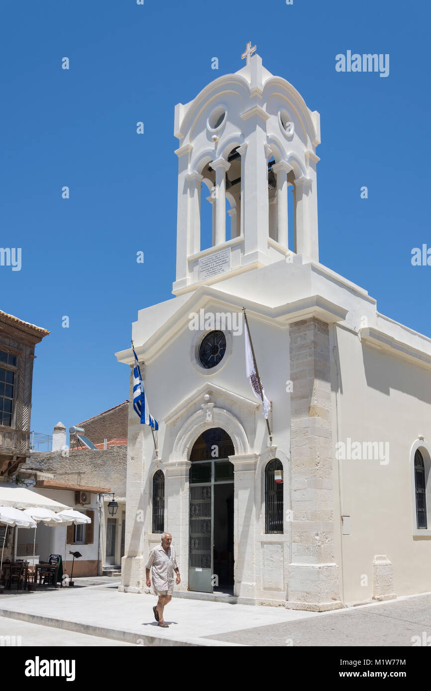 Kirche Unserer Lieben Frau von den Engeln, Nikiforou Foka, Altstadt, Rethymnon (Rethymno), Rethymno, Kreta (Kriti), Griechenland Stockfoto