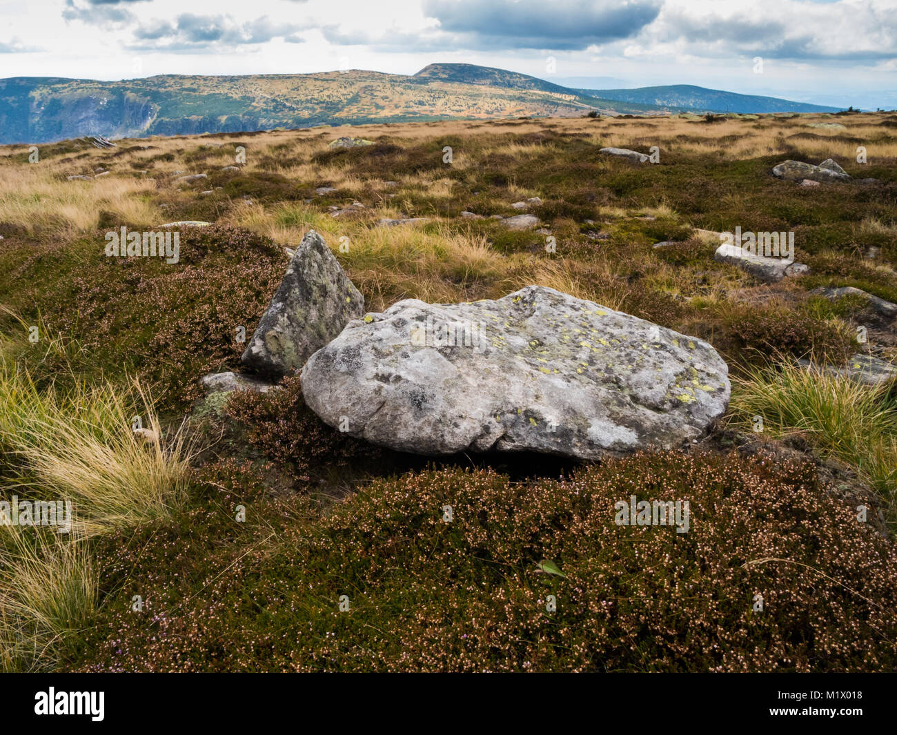 Der Riese oder Riesengebirge in Tschechien, Europa Stockfoto