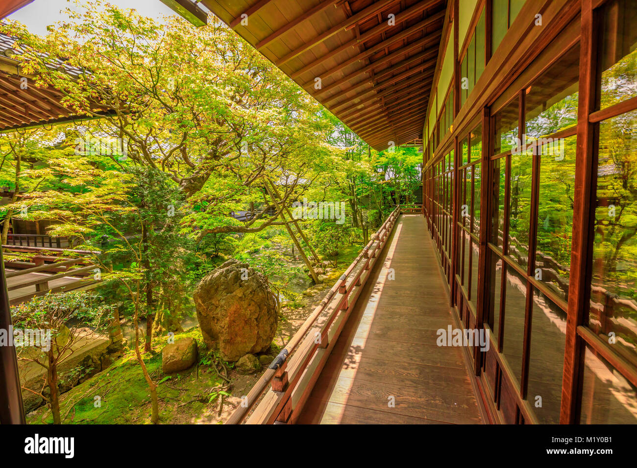 Eikan-do in Kyoto. Stockfoto