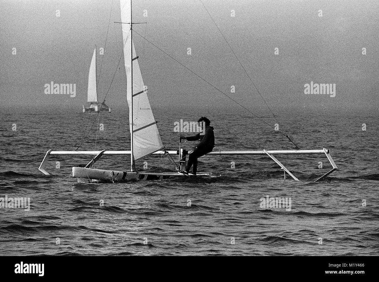 AJAXNETPHOTO. Okt, 1978. PORTLAND, England. - WEYMOUTH SPEED WEEK VOM HIMMEL (SIMON SANDERSON) auf Portland Harbour. Foto: Jonathan Eastland/AJAX REF: 7813101 8091 Stockfoto