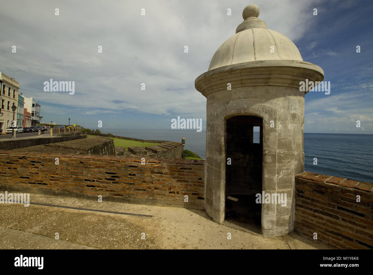 San Cristobal Schloss Old San Juan, Puerto Rico Stockfoto