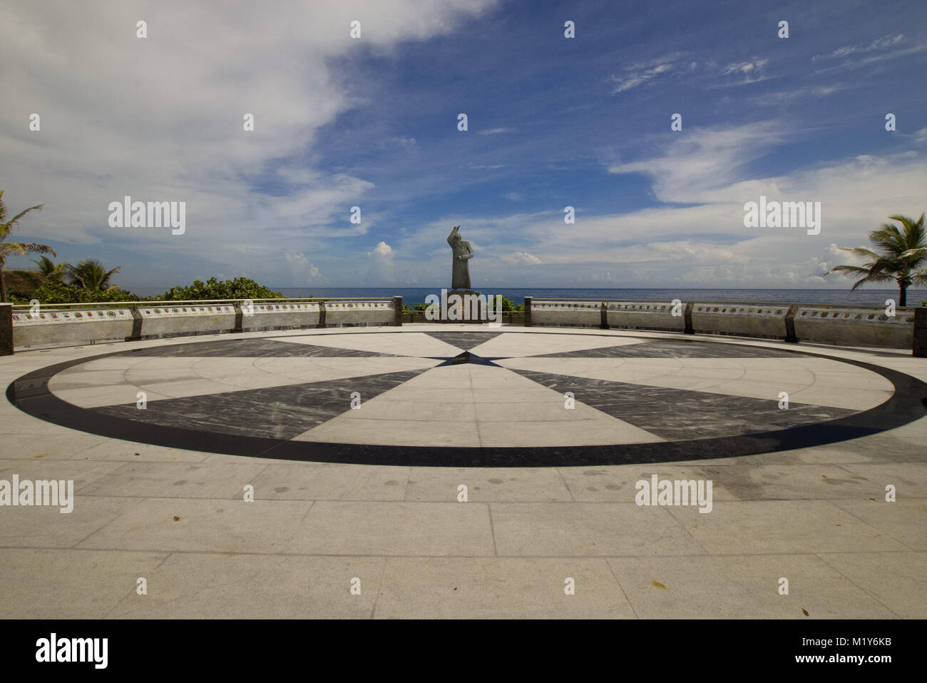 Plaza San Juan Bautista Old San Juan, Puerto Rico Stockfoto