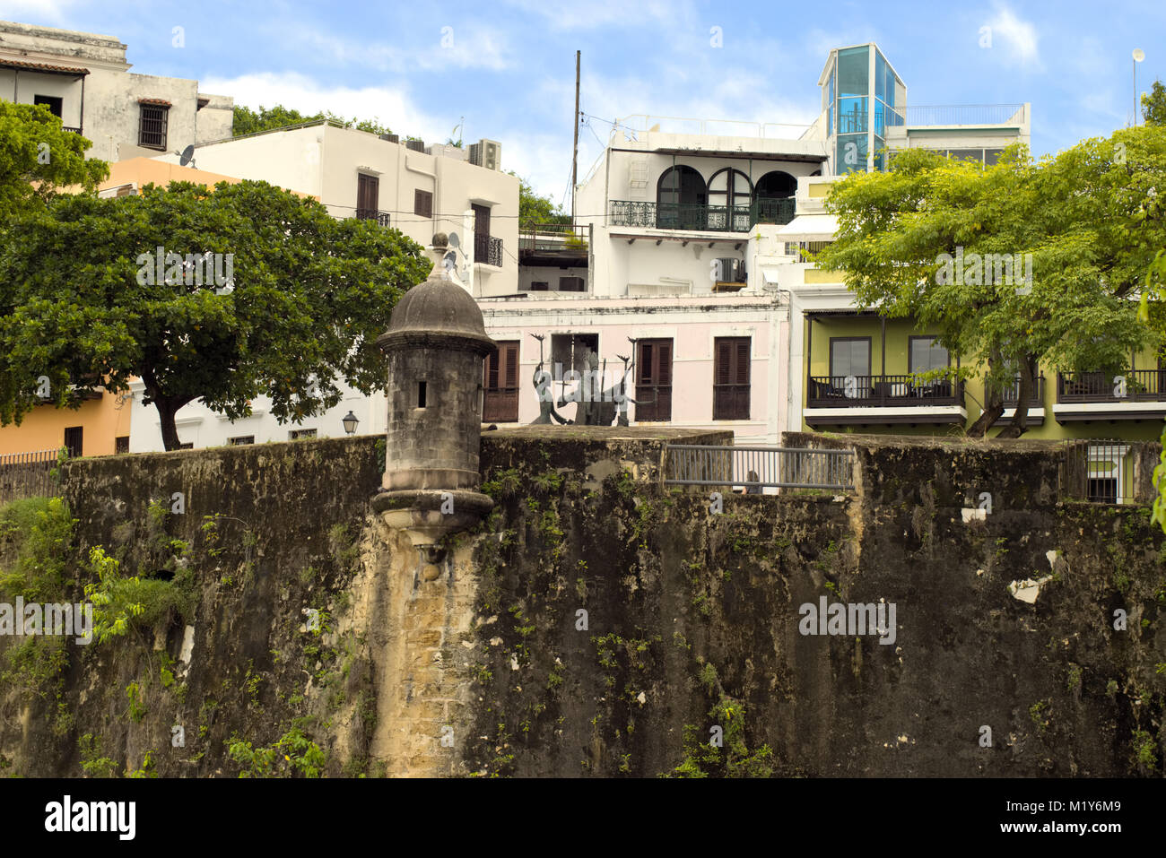 Plazuela La Rogativa Old San Juan, Puerto Rico Stockfoto