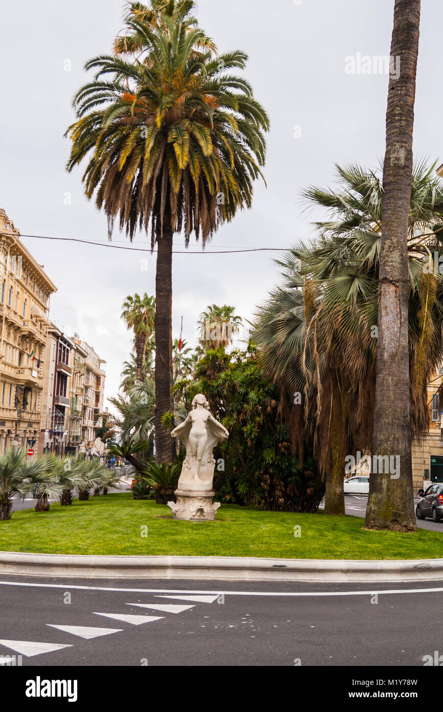 San Remo, Riviera di Ponente, Ligurisches Meer, Imperia, Ligurien, Italien Stockfoto