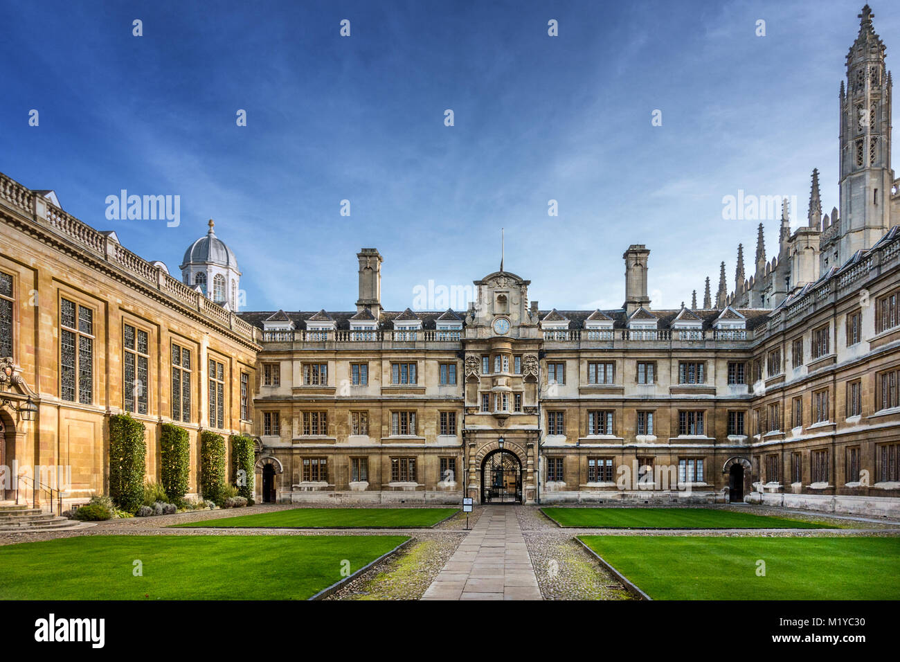 Clare College in Cambridge Stockfoto