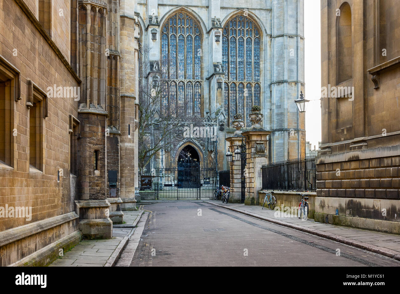 Kings College Chapel und Clare College Cambridge Stockfoto