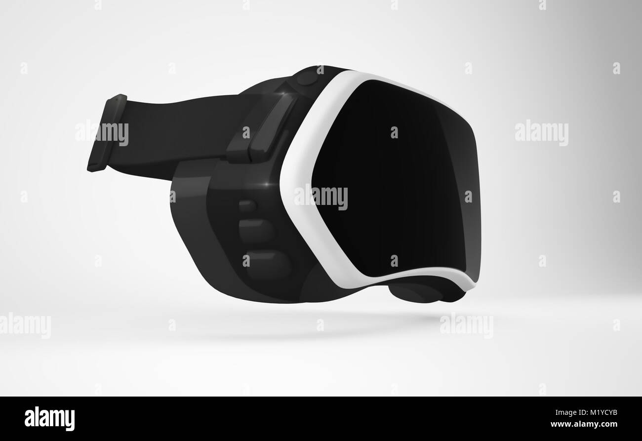 Virtuelle Realität Head-mounted display (HMD). Stockfoto