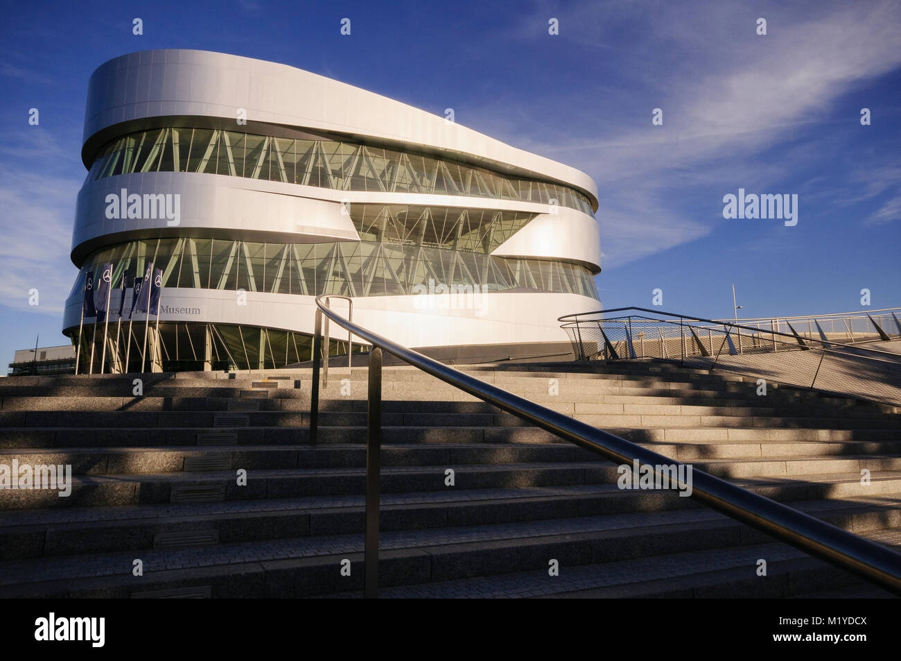 Mercedes Benz Museum, Stuttgart, Baden-Württemberg, Deutschland, Deutschland, Europa Stockfoto