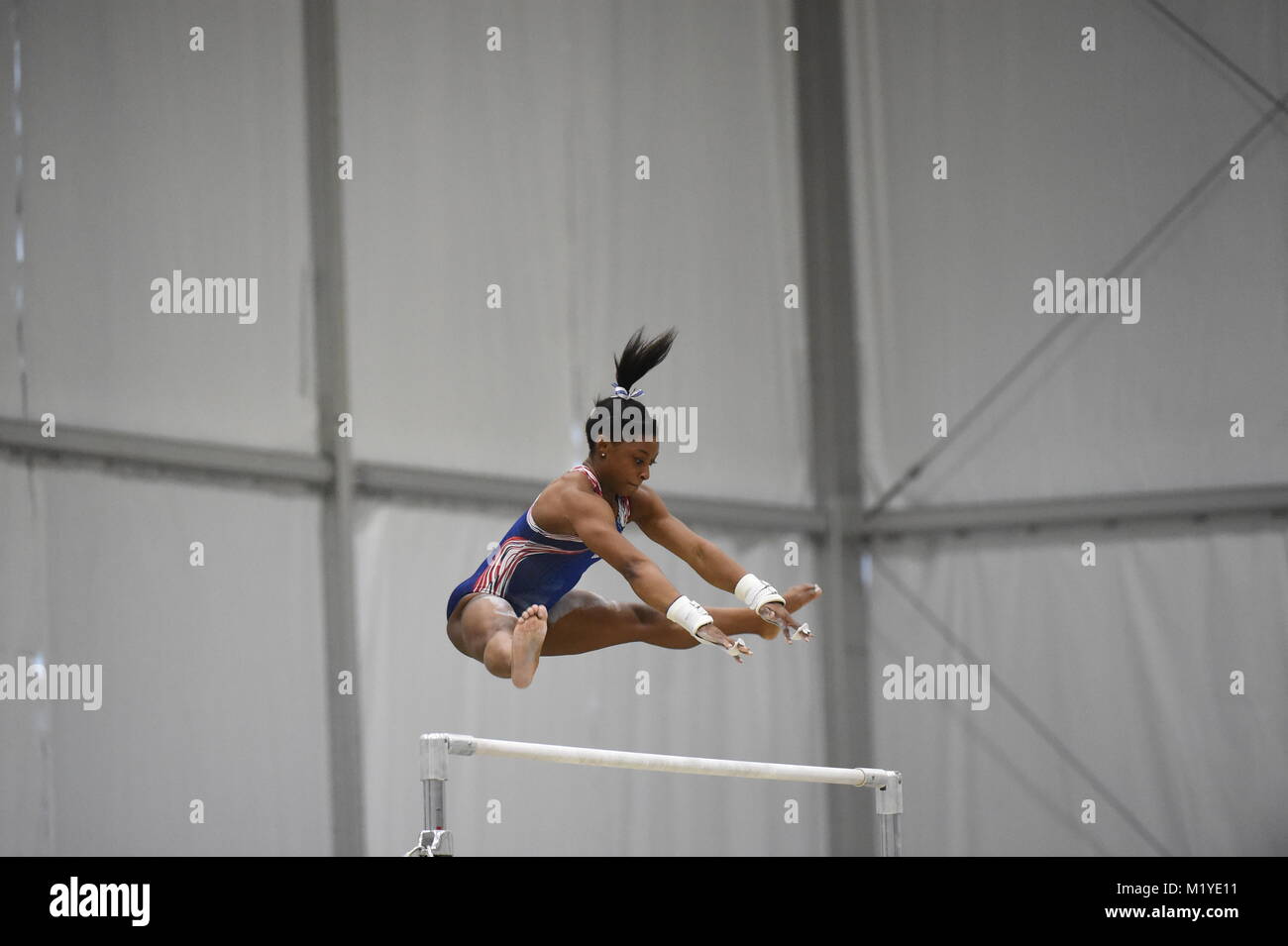 Rio de Janeiro-Brazil Juli 31, 2016 Team USA Olympic Gymnastic in der Olympischen Spiele 2016 Stockfoto
