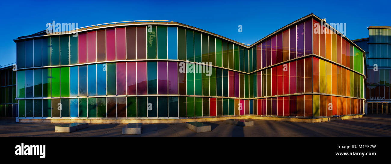 MUSAC, Museum für zeitgenössische Kunst von Leon.Castilla y Leon, Spanien Stockfoto