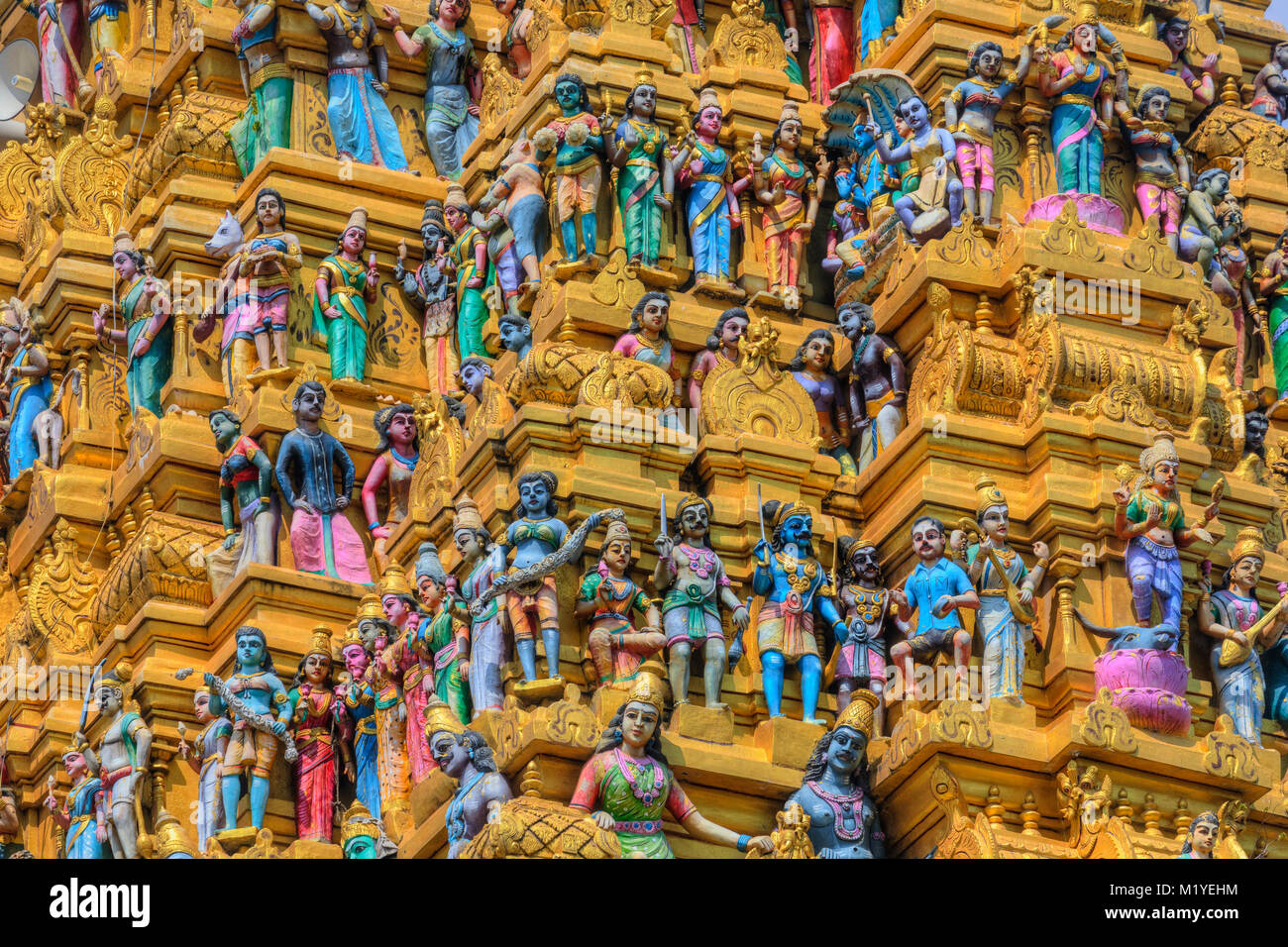 Sri Muthumariamman Tempel, Matale, zentrale Provinz, Sri Lanka, Asien Stockfoto