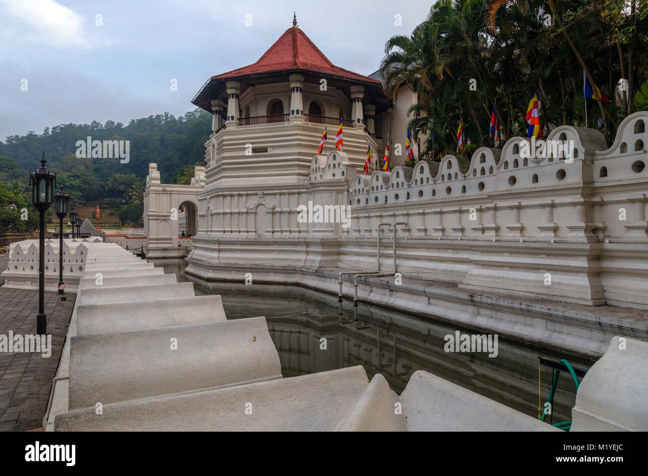 Kandy, Tempel des Zahns, zentrale Provinz, Sri Lanka, Asien Stockfoto