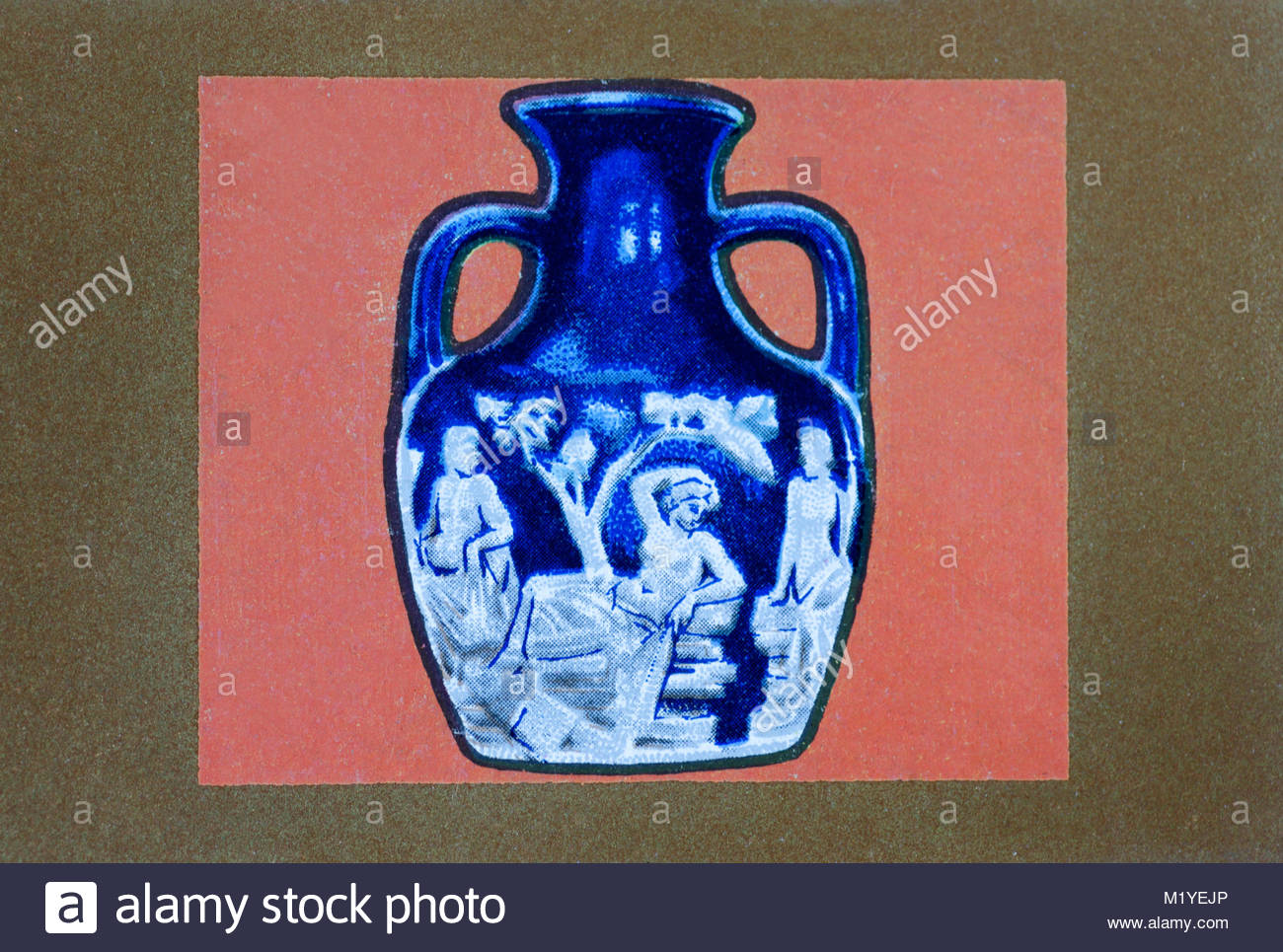 British Museum - Die Portlandvase Abbildung Stockfoto