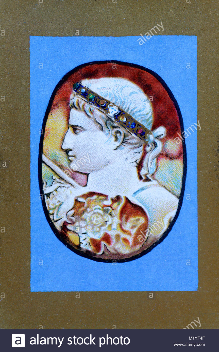 British Museum - Kamee des Augustus Abbildung Stockfoto