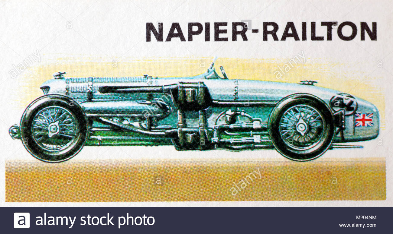 Napier-Railton Track Auto 24 Liter 1933 Abbildung: Stockfoto