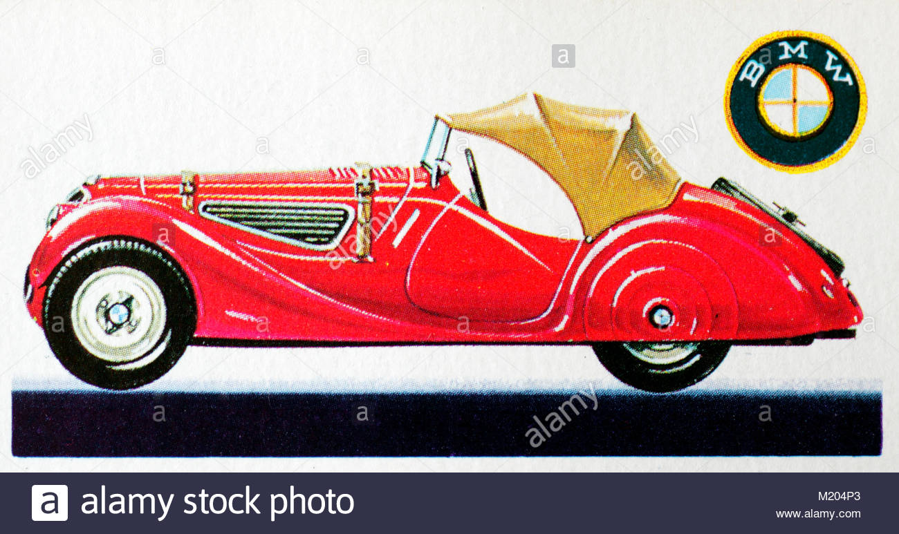 BMW 328 2 Liter 1936 Abbildung: Stockfoto