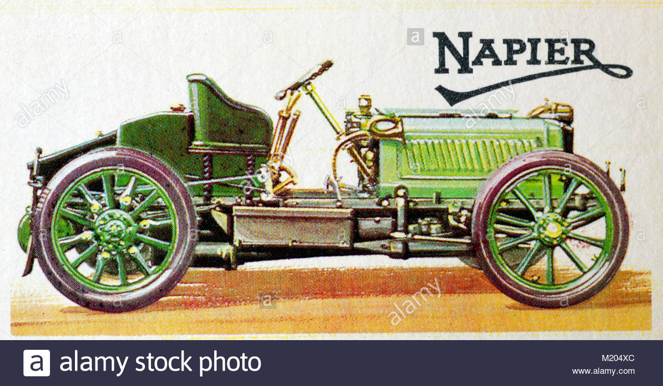 Napier 35 PS Gordon Bennett Rennen 6.4 Liter 1902 Abbildung: Stockfoto