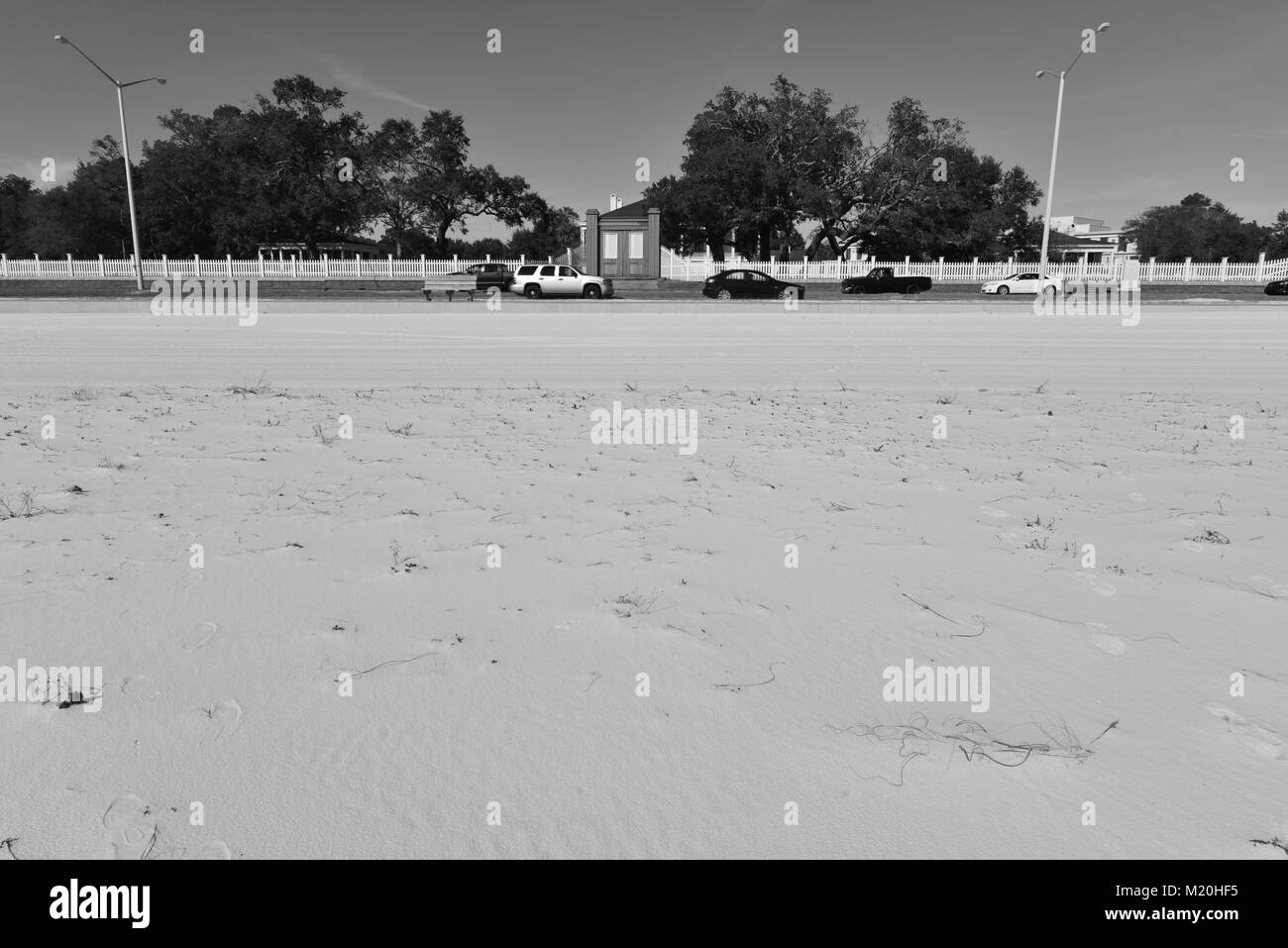 Biloxi Beach in Mississippi Stockfoto