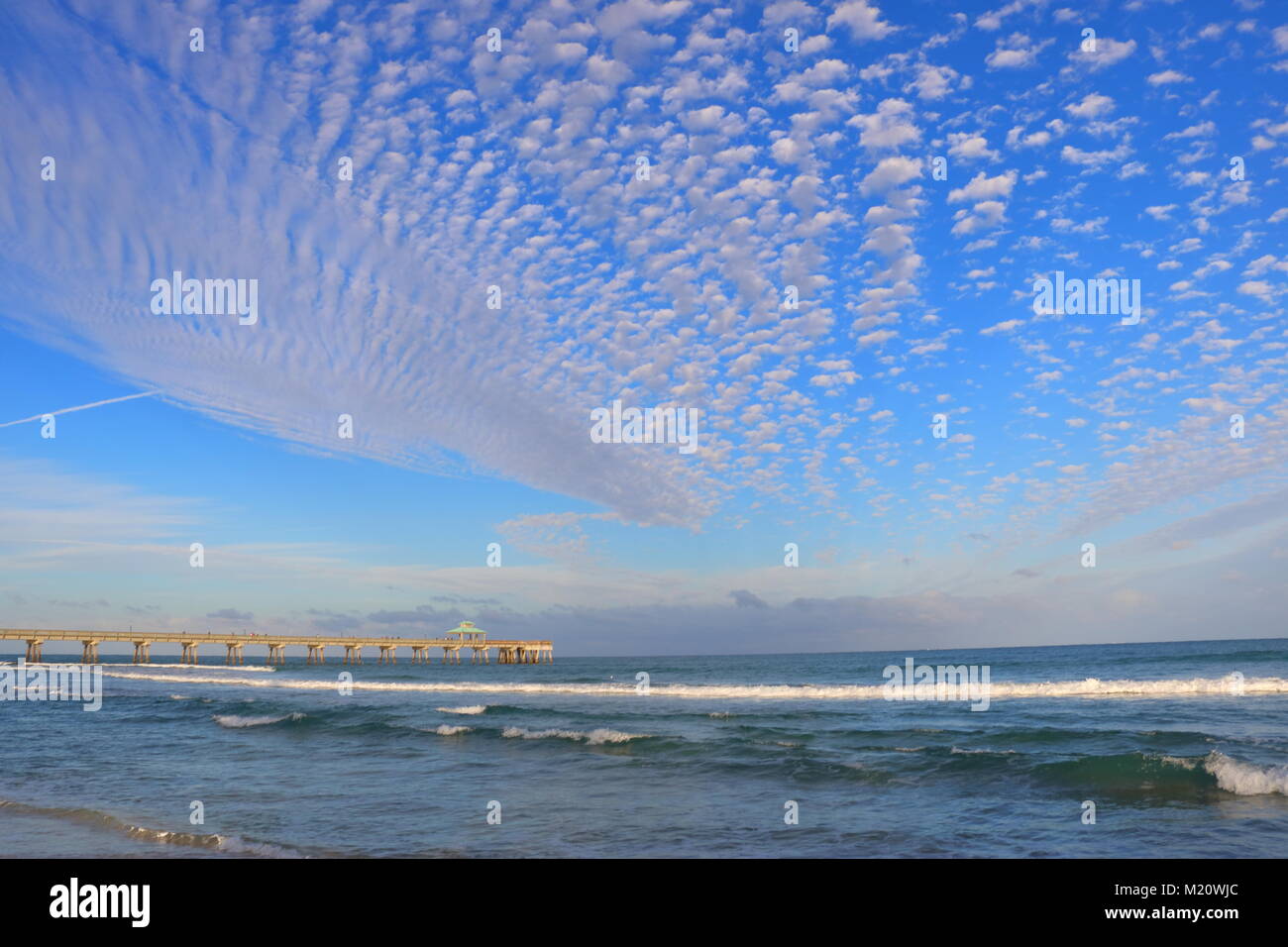 Schöne cloud Muster Stockfoto