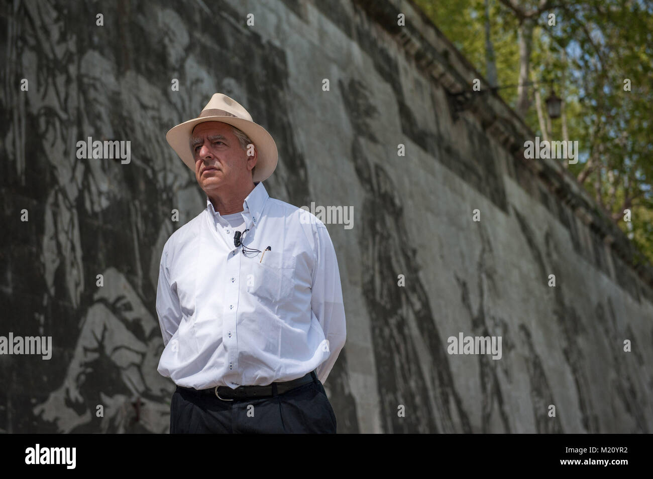 Rom, Italien. Südafrikanische Künstler William Kentridge Autor von "Triumphe und Bejammert". Stockfoto