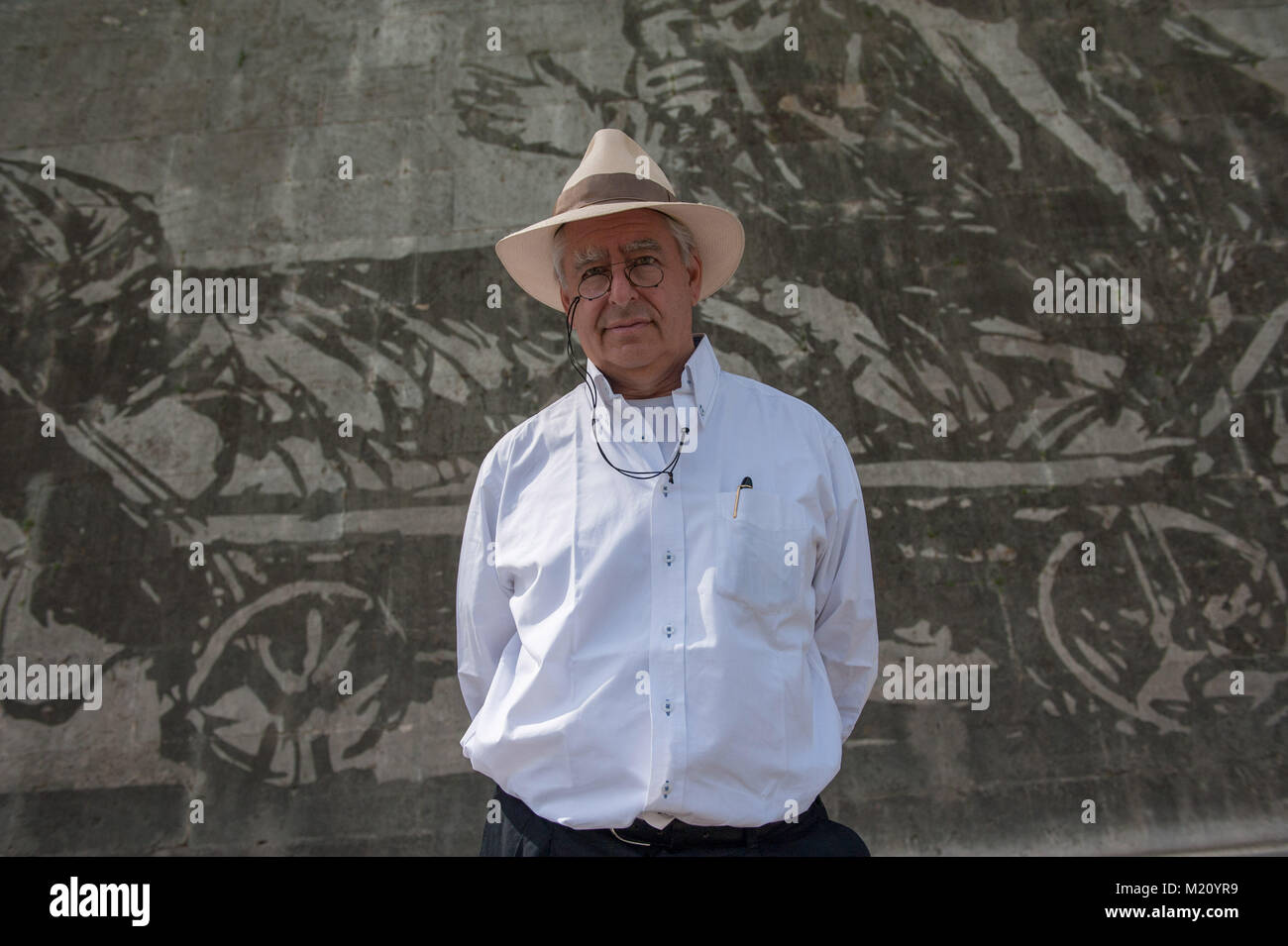 Rom, Italien. Südafrikanische Künstler William Kentridge Autor von "Triumphe und Bejammert". Stockfoto