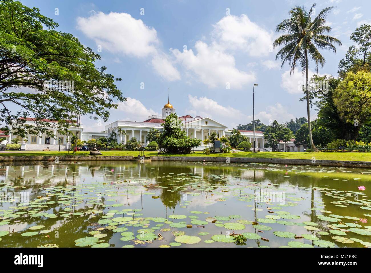 Präsidentenpalast der Republik Indonesien in Bogor, West Java, Indonesien Stockfoto