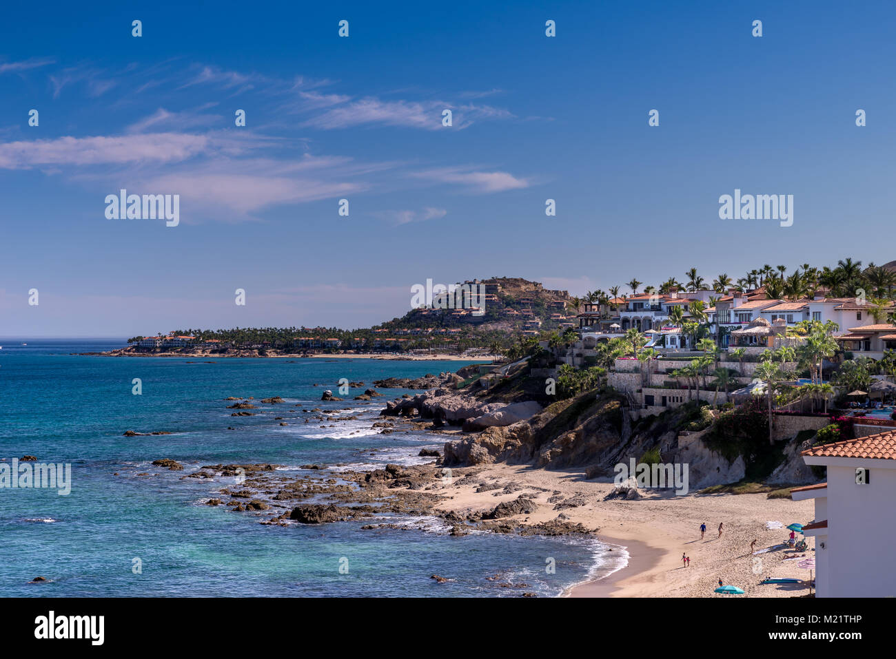 Costal Ansicht zwei Meilen nördlich von San José del Cabo, Baja California Sur, Mexiko Stockfoto