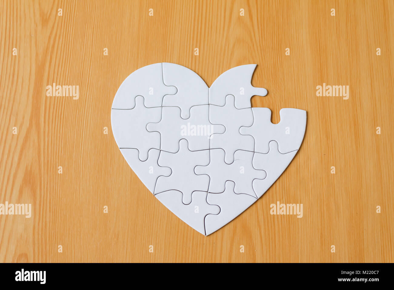 Four Colorful Puzzle Pieces Stockfotos Four Colorful