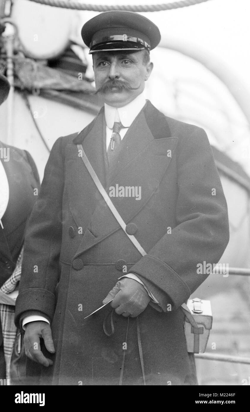 Louis Blériot, Französisch aviator Louis Bleriot (1872-1936) Stockfoto