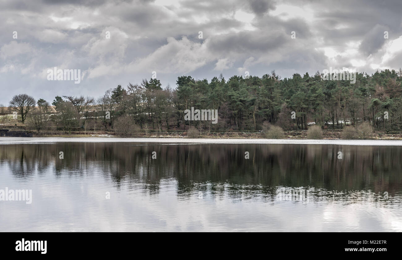 Ogden Water Country Park, Ogden Lane, Halifax, West Yorkshire, England, Großbritannien Stockfoto