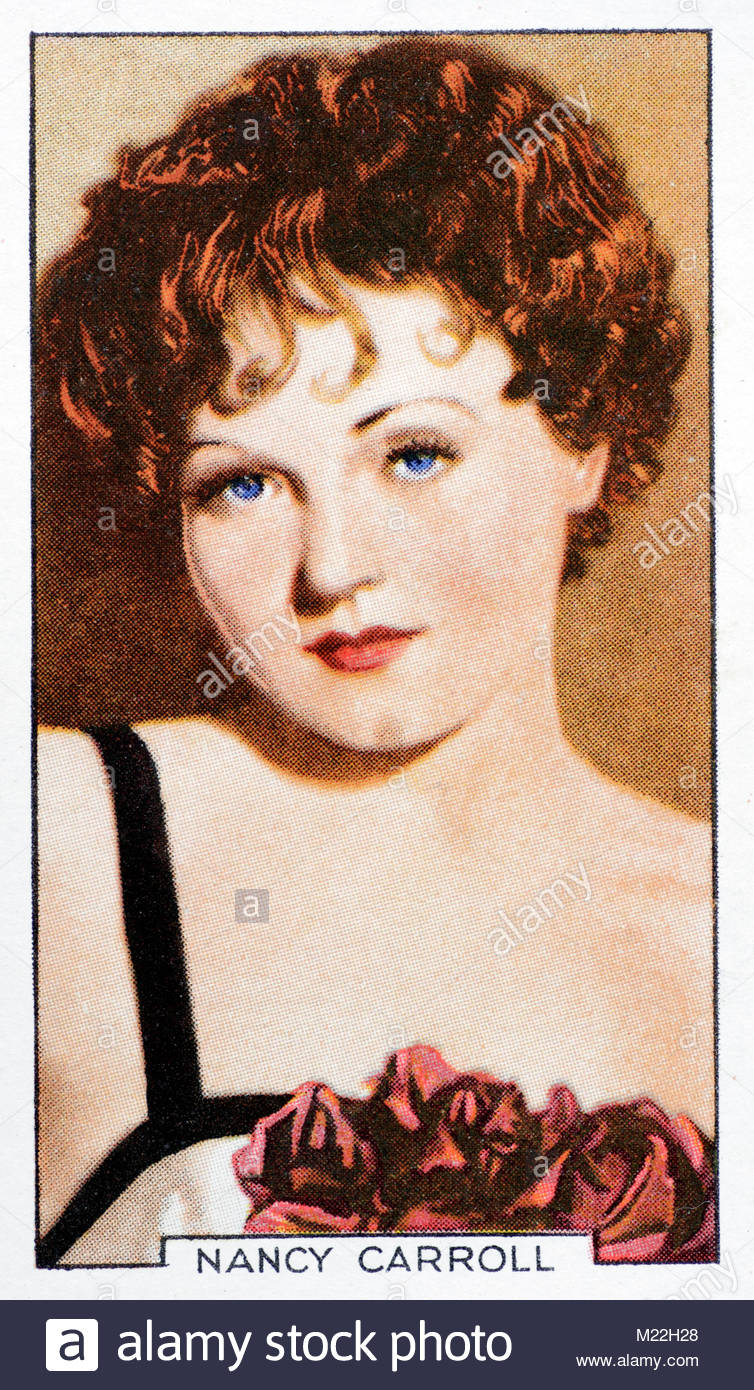 Schauspielerin Nancy Carroll Stockfoto