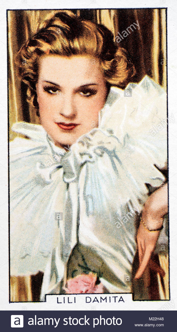 Französisch-amerikanische Schauspielerin, Sängerin und Tänzerin Lili Damita 1904 - 1994 Stockfoto