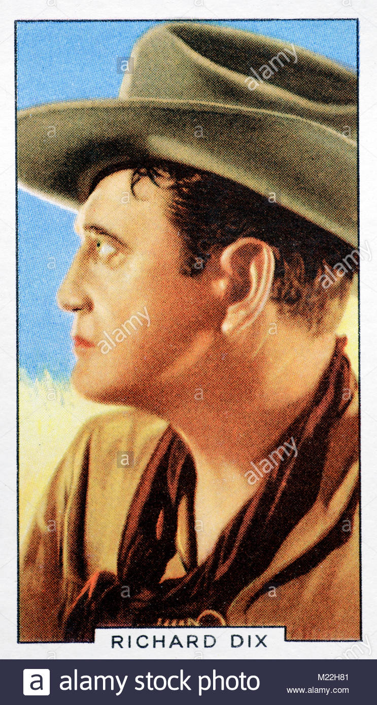 Amerikanische Schauspieler Richard Dix 1893 - 1949 Stockfoto