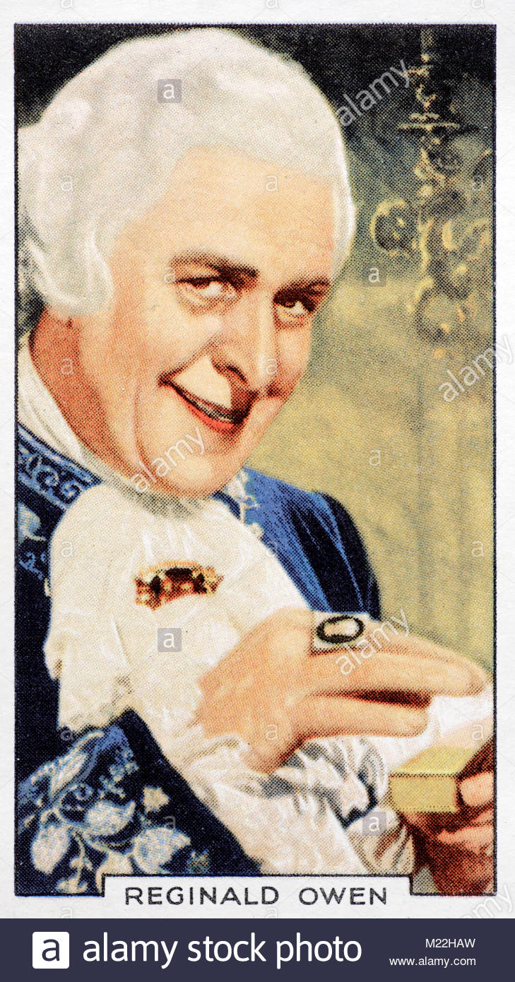 Englisch Schauspieler Reginald Owen 1887 - 1972 Stockfoto