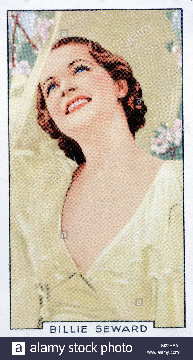 Die amerikanische Schauspielerin Billie Seward 1912 - 1982 Stockfoto
